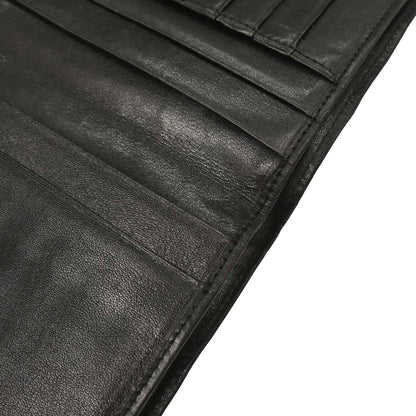 Chanel 2014 Black Lambskin Bicolore Wallet