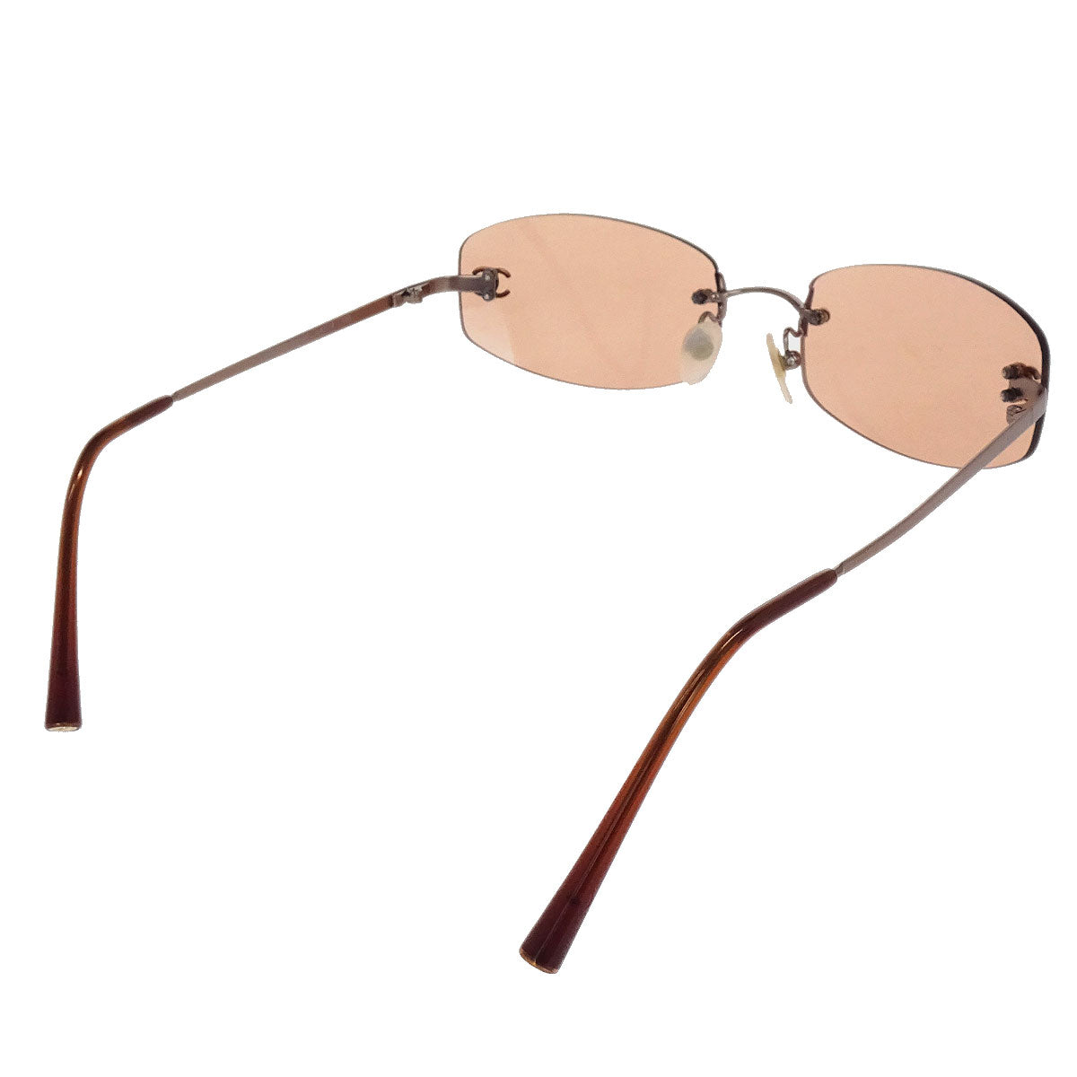 Chanel Sunglasses Eyewear Orange Small Good
