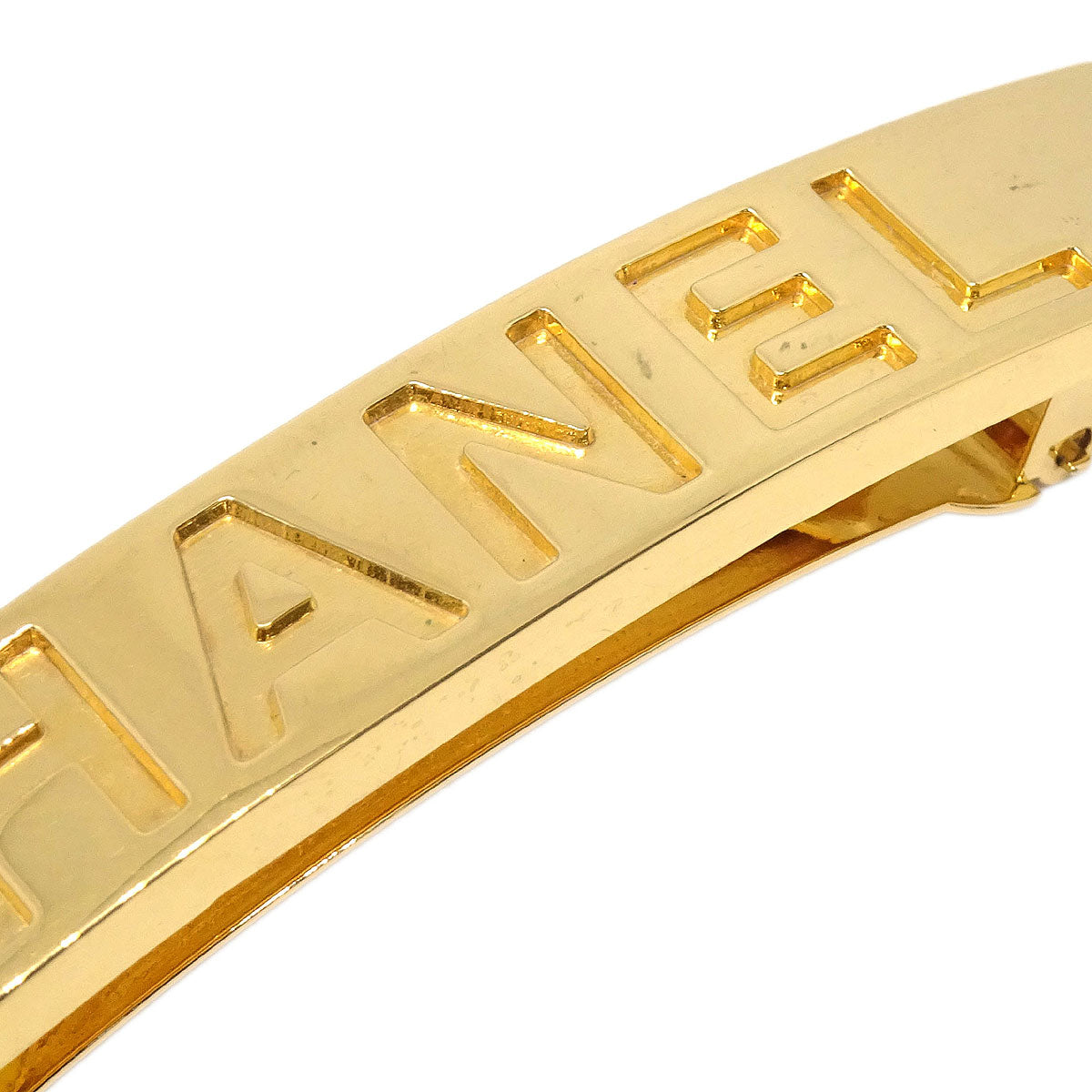 Chanel Hair Clip Barrette Gold Hair Accessories 97A