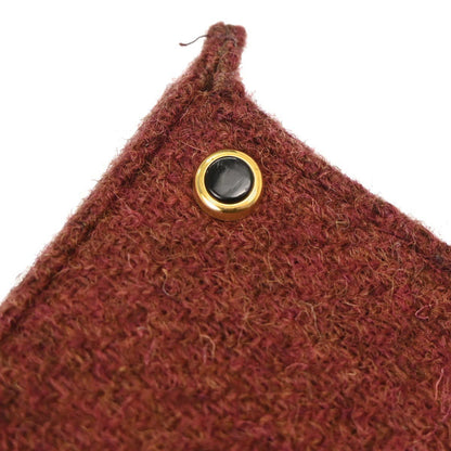 Chanel Brown Wool Straight Flap Shoulder Bag