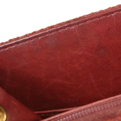 Chanel Brown Wool Straight Flap Shoulder Bag