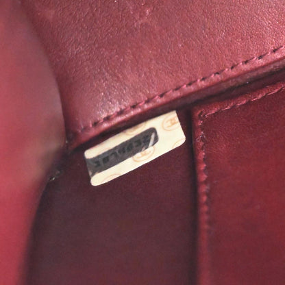 Chanel Brown Wool Straight Flap Shoulder Bag