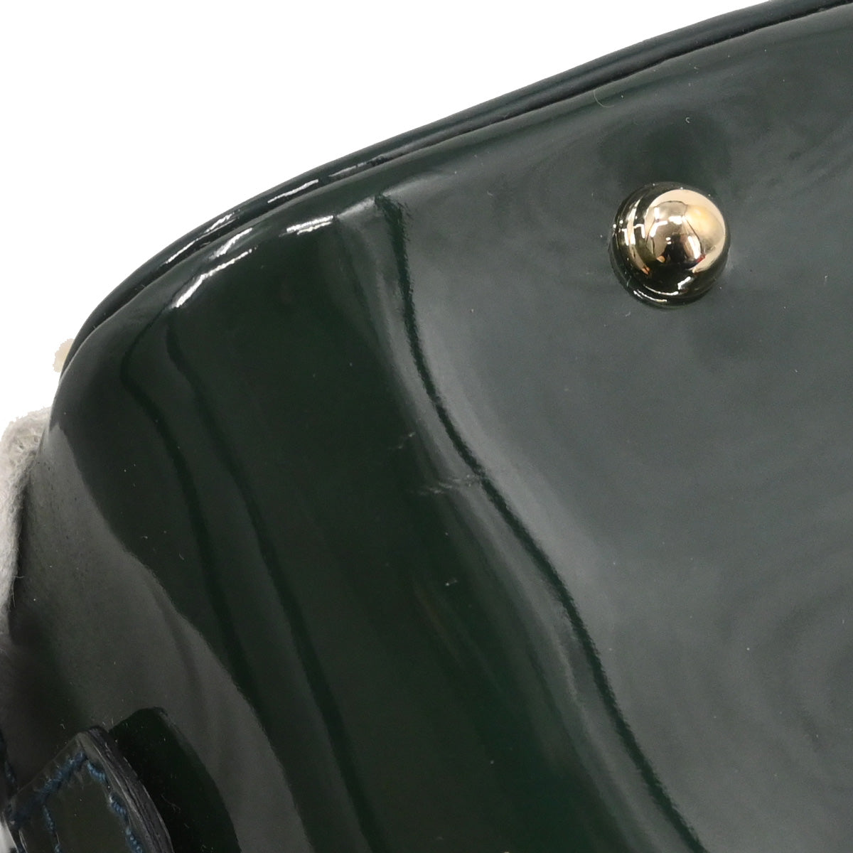 Gucci Green PVC Horsebit Pattern Handbag