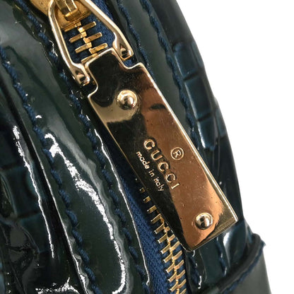 Gucci Green PVC Horsebit Pattern Handbag