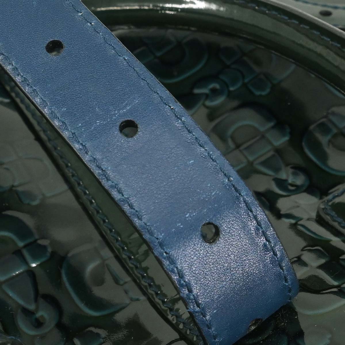 Gucci Green PVC Horsebit Pattern Handbag