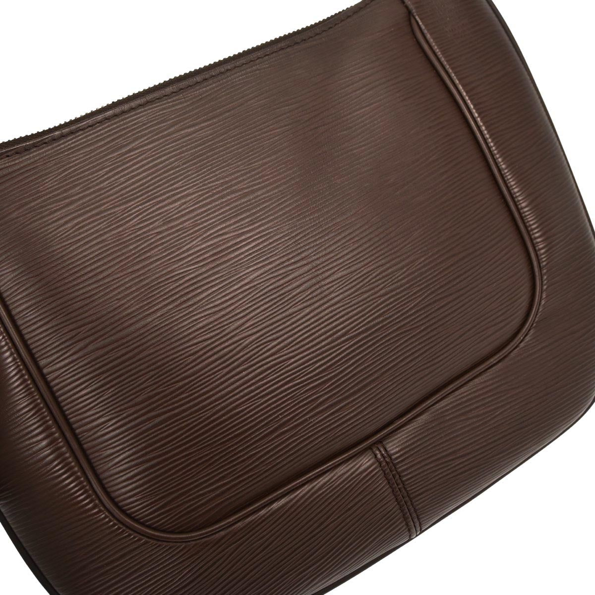 Louis Vuitton Brown Epi Matsy Handbag M5897D