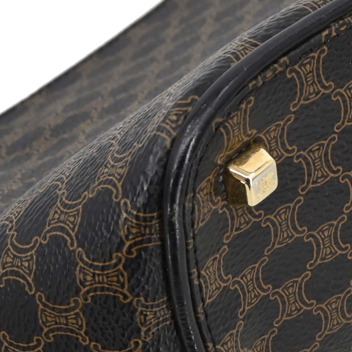 Celine Black Macadam Handbag