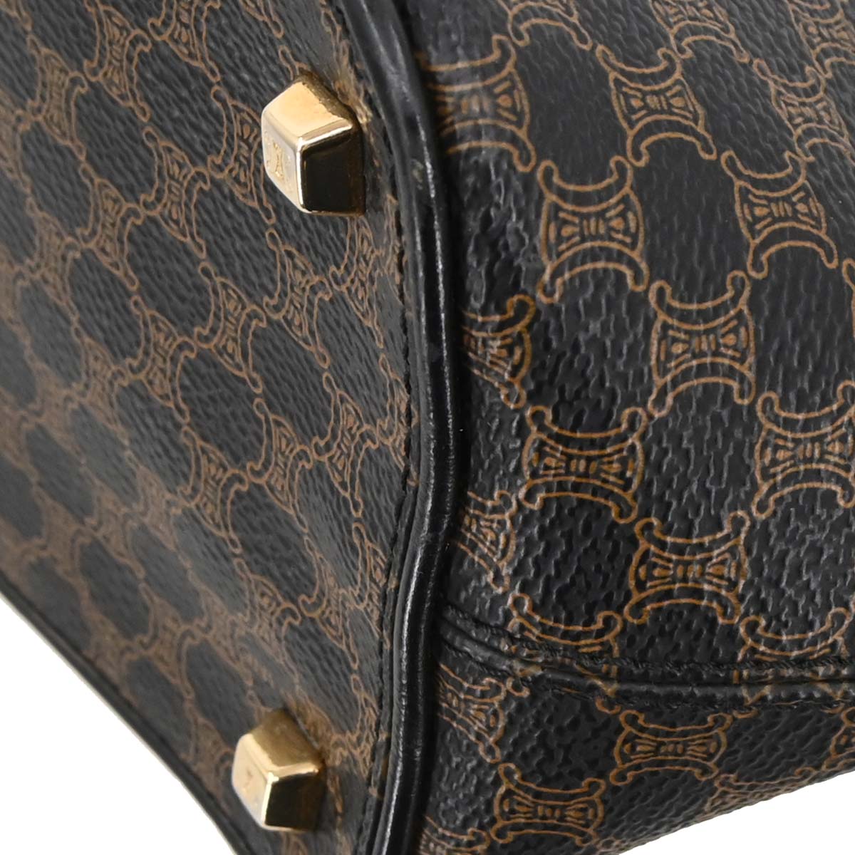 Celine Black Macadam Handbag