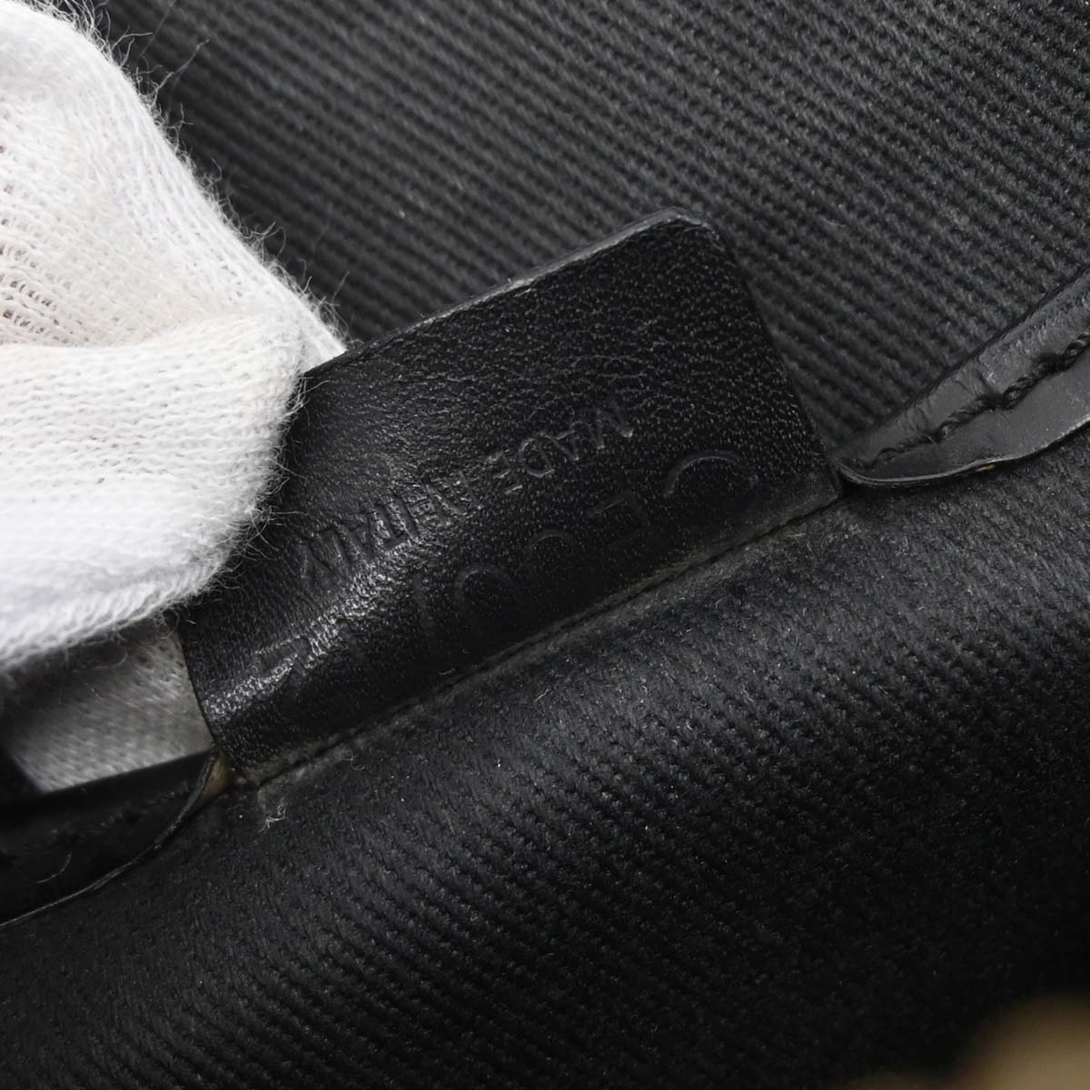 Celine Black Macadam Handbag