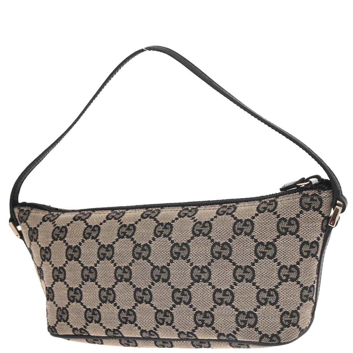 Gucci Beige Black GG Handbag