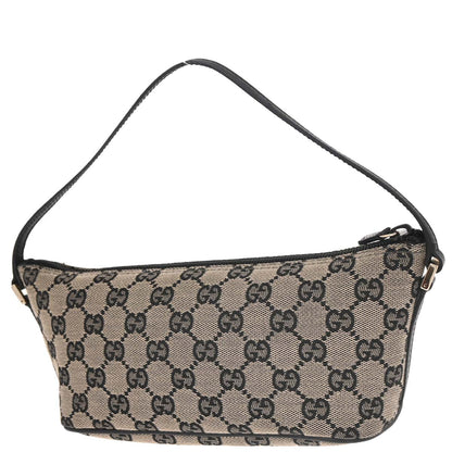 Gucci Beige Black GG Handbag