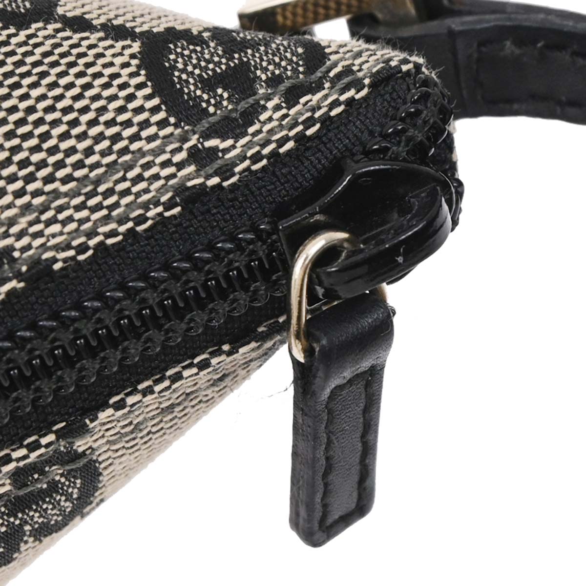 Gucci Beige Black GG Handbag