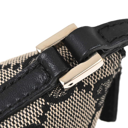 Gucci Beige Black GG Handbag