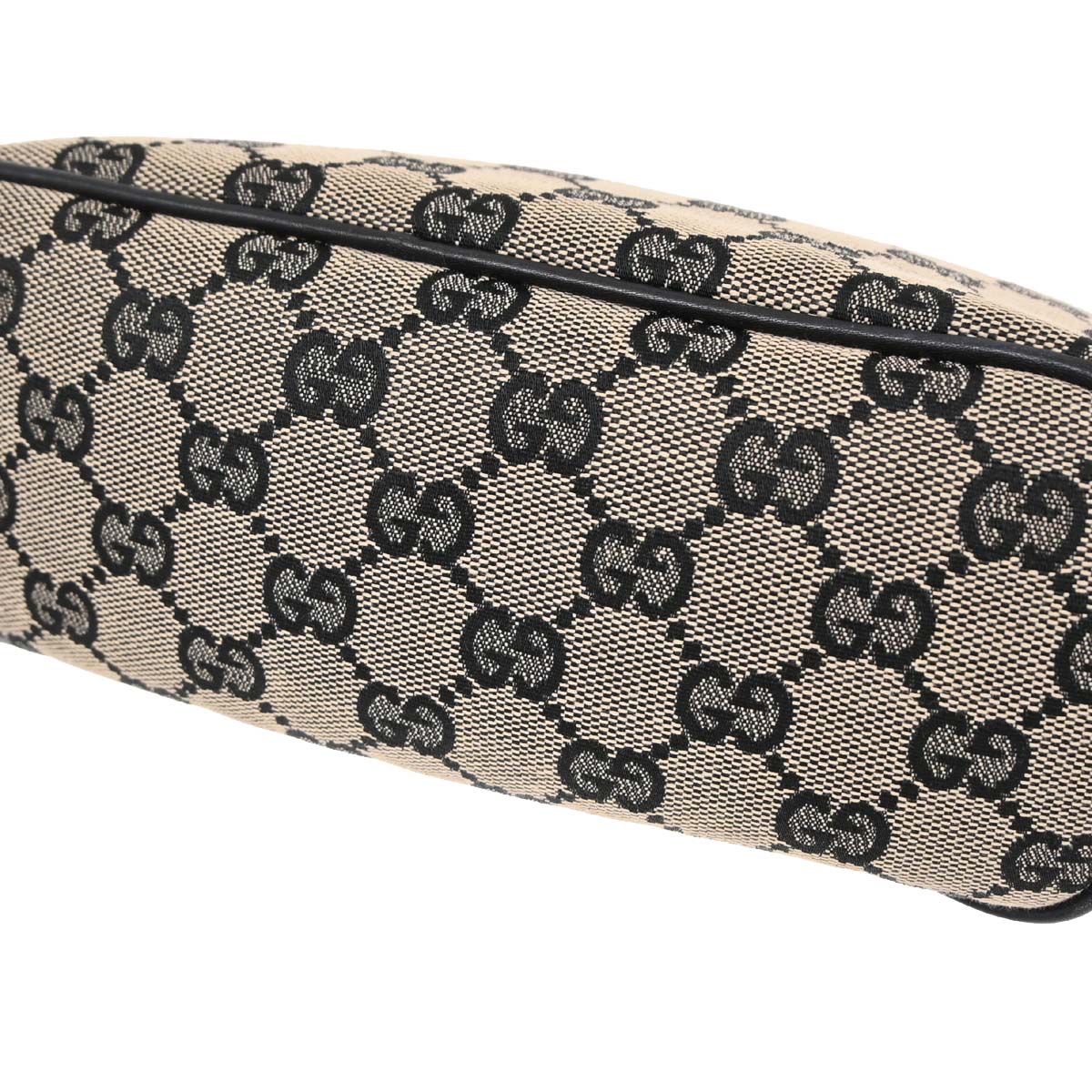 Gucci Beige Black GG Handbag