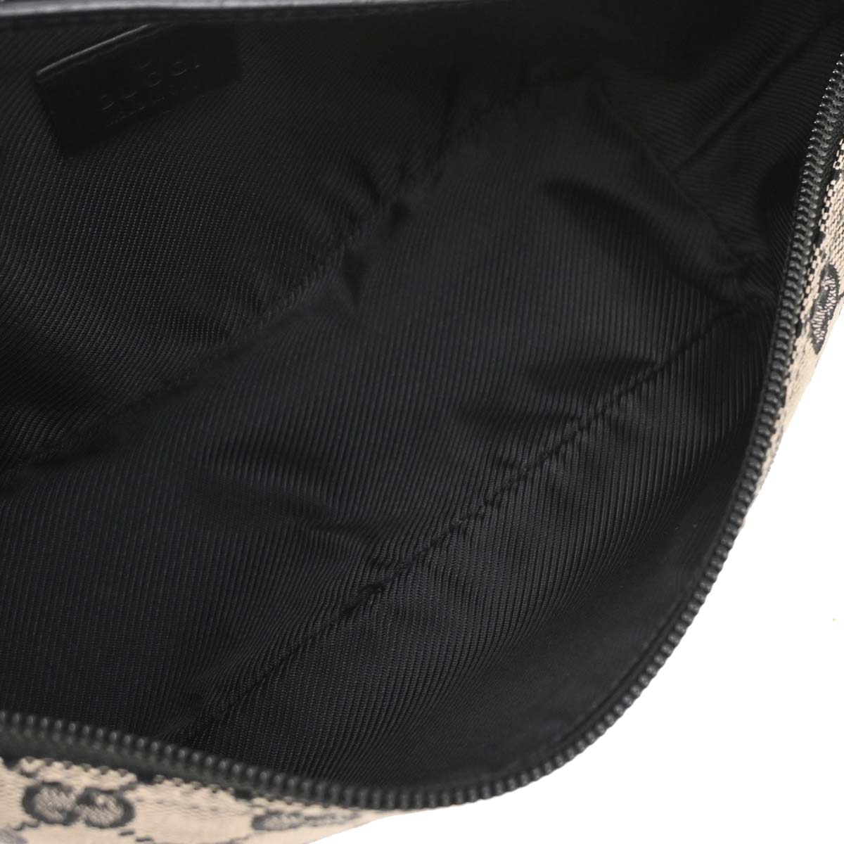 Gucci Beige Black GG Handbag