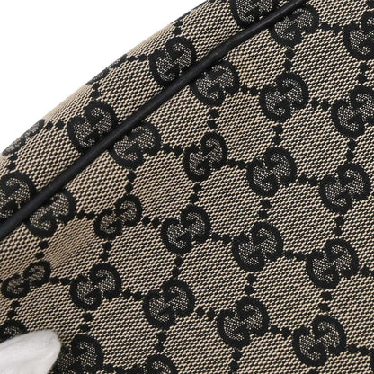 Gucci Beige Black GG Handbag