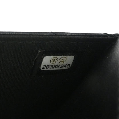 Chanel 2019 Black Lambskin Chevron Trendy CC WOC Wallet on Chain Bag