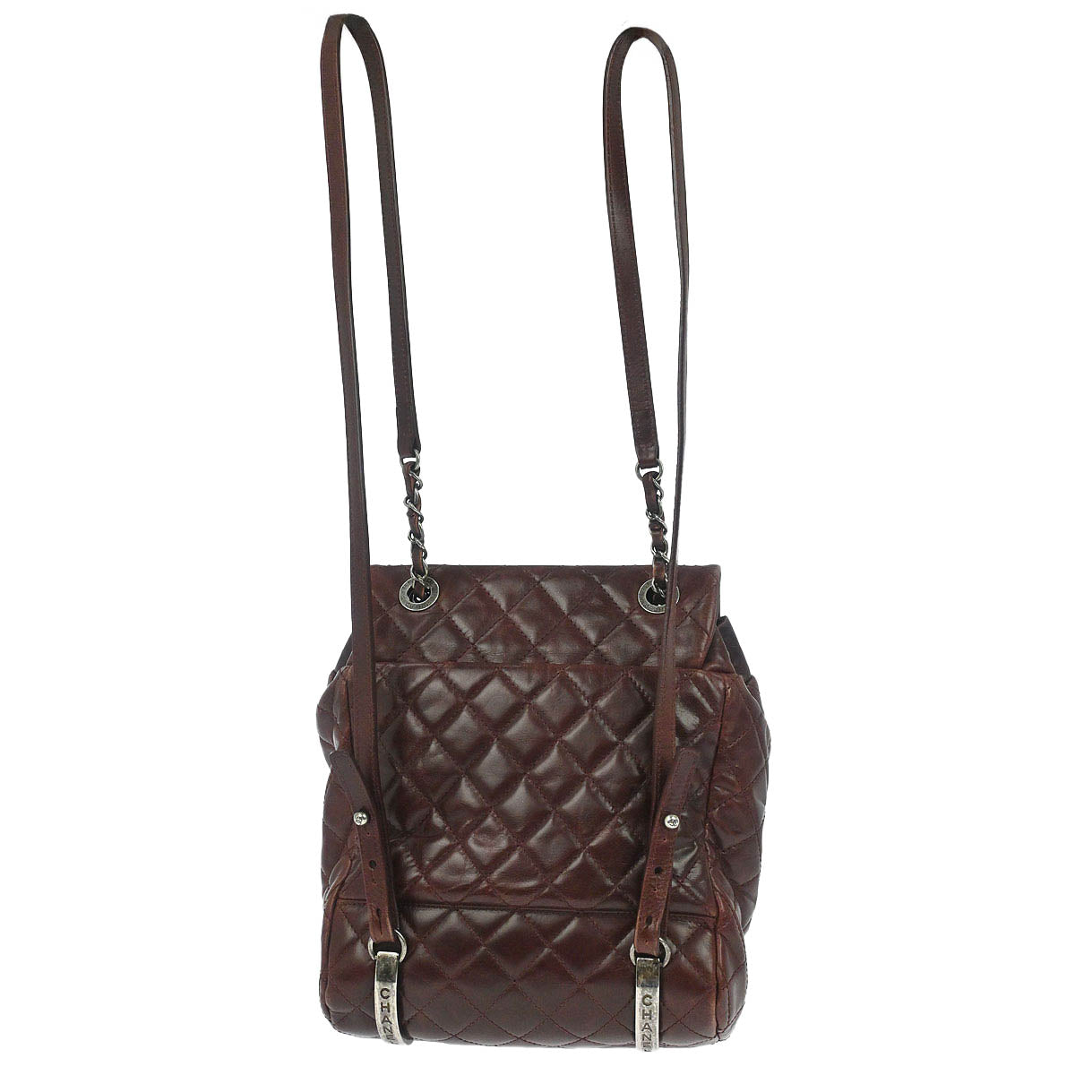 Chanel 2017 Bordeaux Calfskin Paris-Salzburg Mountain Backpack