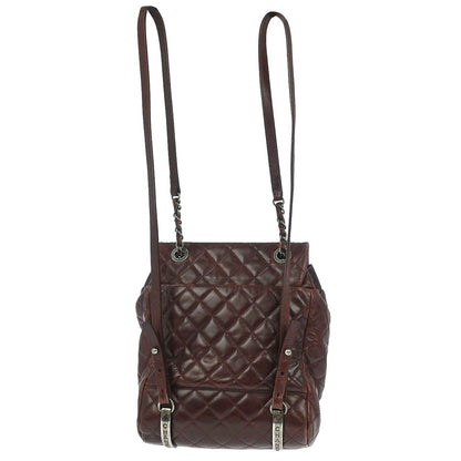 Chanel 2017 Bordeaux Calfskin Paris-Salzburg Mountain Backpack