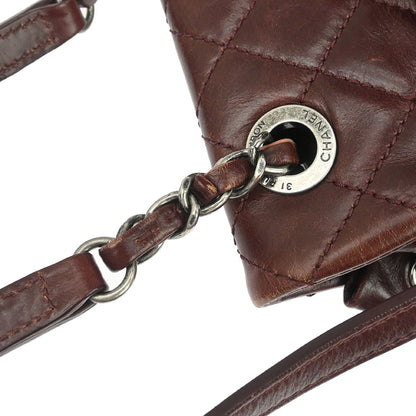 Chanel 2017 Bordeaux Calfskin Paris-Salzburg Mountain Backpack
