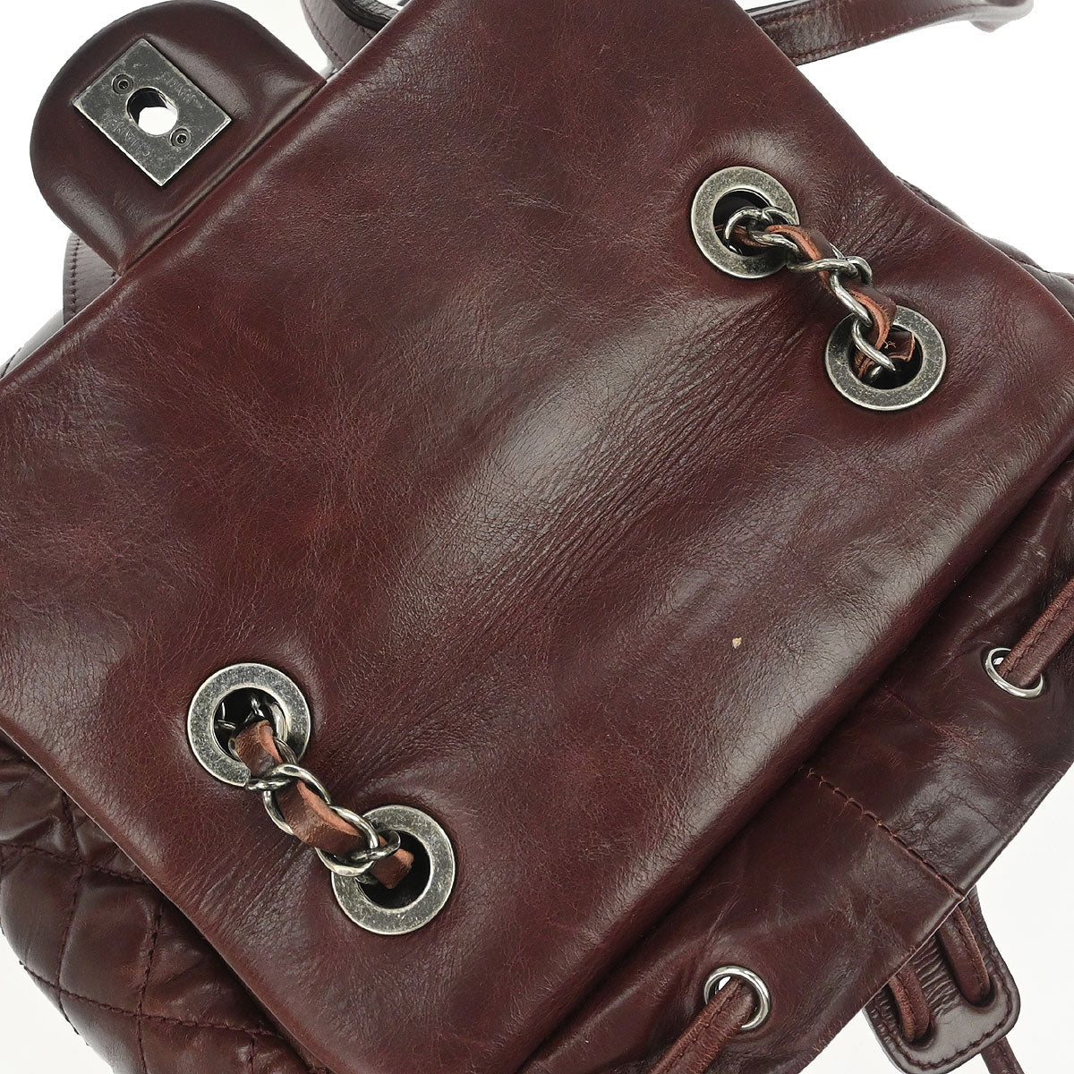 Chanel 2017 Bordeaux Calfskin Paris-Salzburg Mountain Backpack