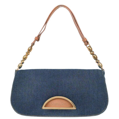 Christian Dior Indigo Denim Malice Shoulder Bag