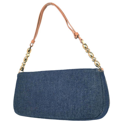 Christian Dior Indigo Denim Malice Shoulder Bag