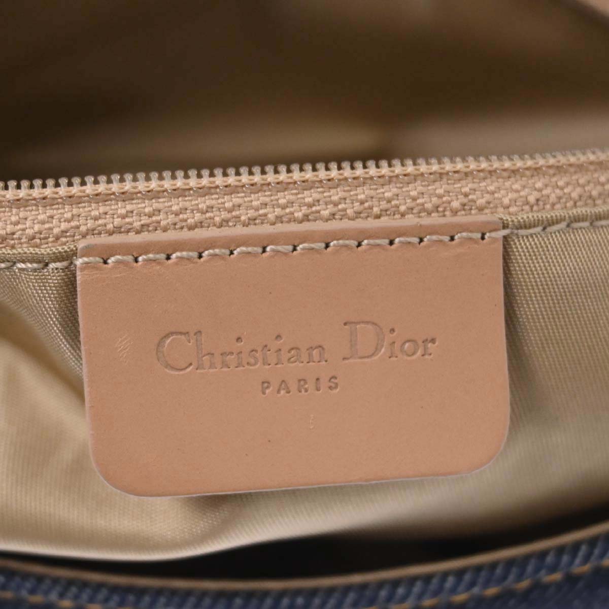 Christian Dior Indigo Denim Malice Shoulder Bag