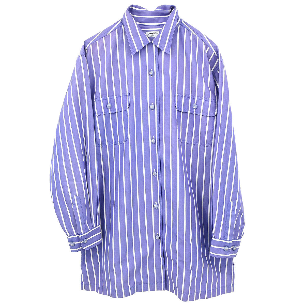 Chanel Shirt Blouse Purple