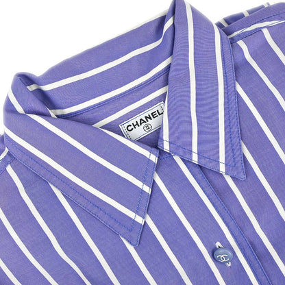 Chanel Shirt Blouse Purple
