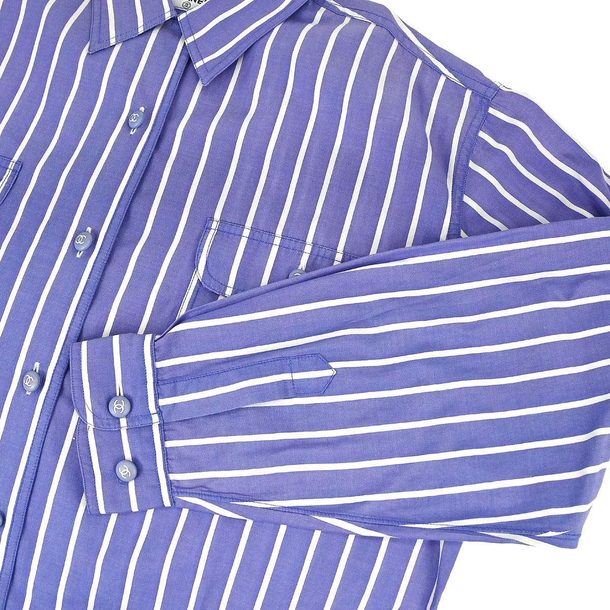 Chanel Shirt Blouse Purple
