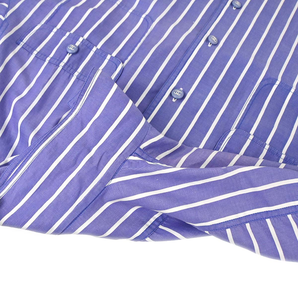 Chanel Shirt Blouse Purple