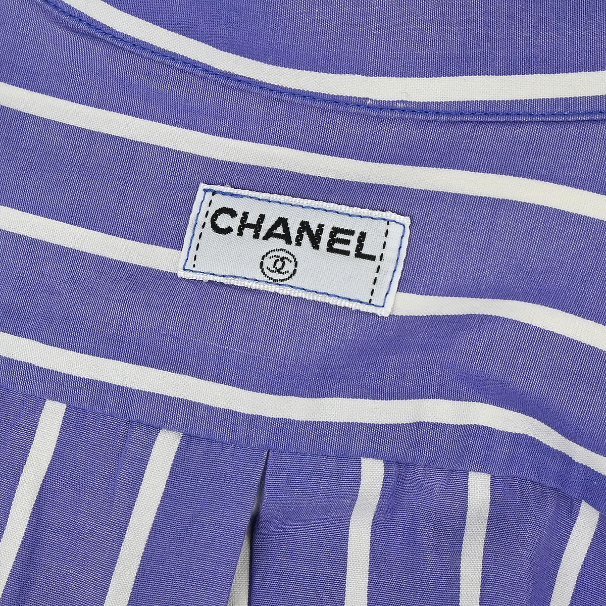 Chanel Shirt Blouse Purple