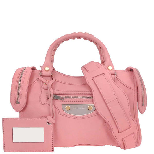 Balenciaga Pink Calfskin The City Mini 2way Shoulder Handbag