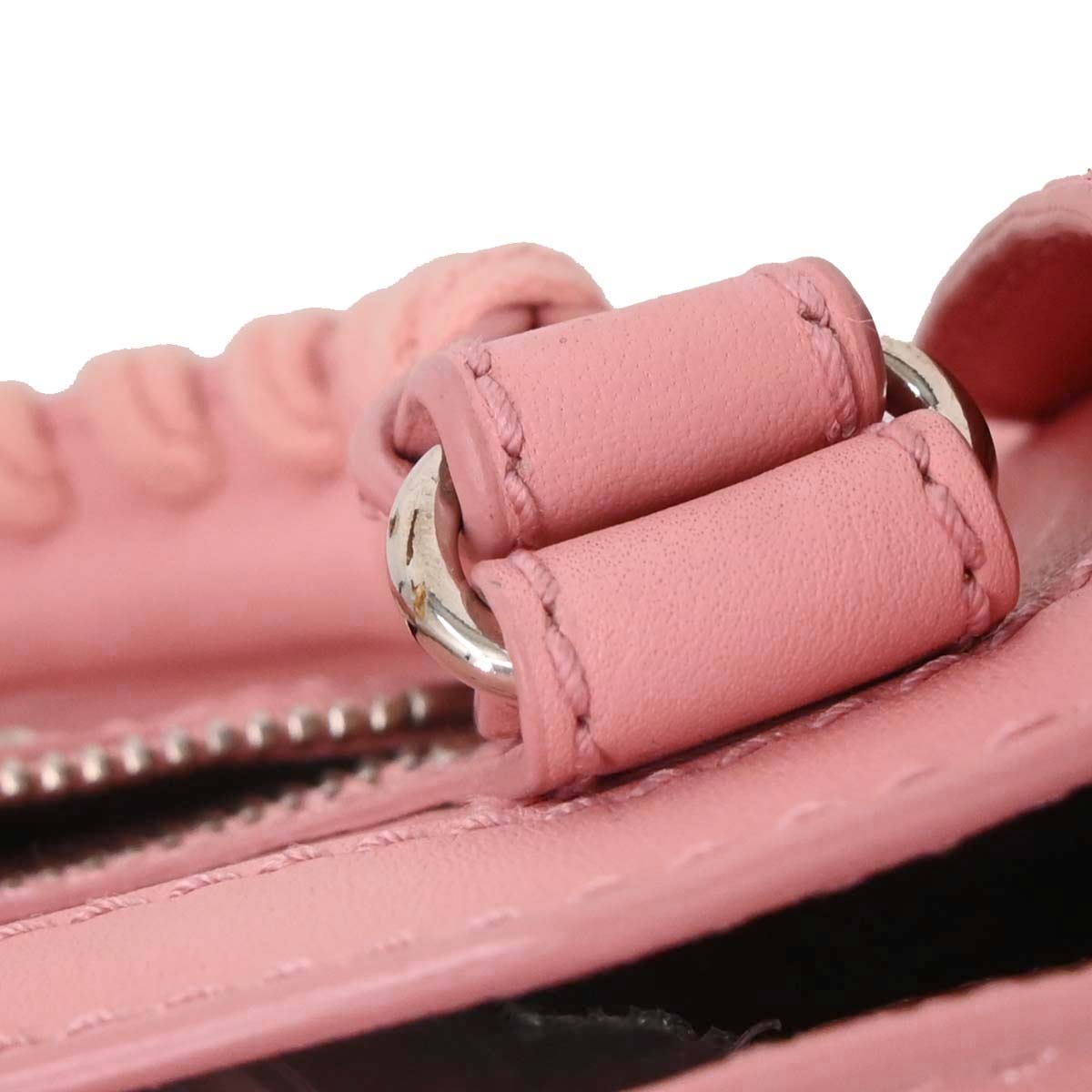 Balenciaga Pink Calfskin The City Mini 2way Shoulder Handbag