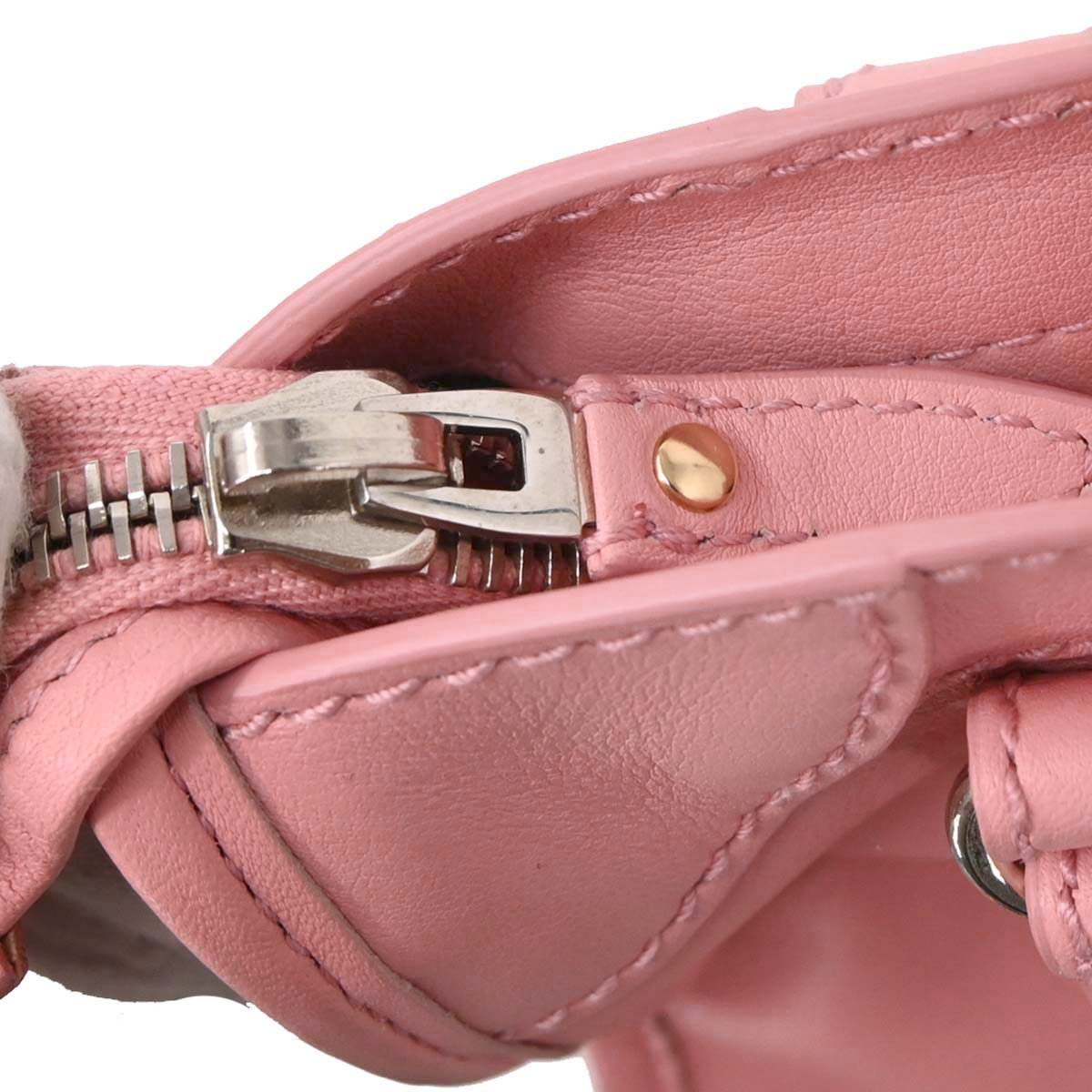 Balenciaga Pink Calfskin The City Mini 2way Shoulder Handbag