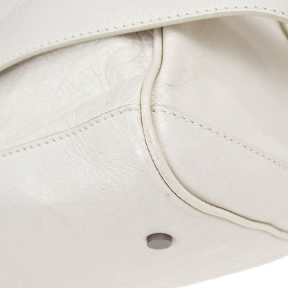 Balenciaga White Squash 2way Duffle Shoulder Handbag