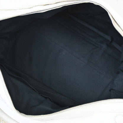 Balenciaga White Squash 2way Duffle Shoulder Handbag