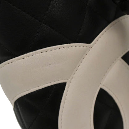 Chanel Black Calfskin Cambon Ligne Tote Handbag
