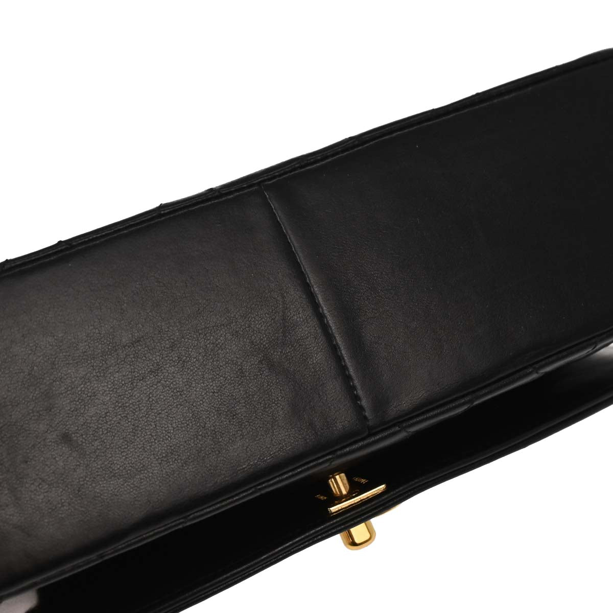 Chanel Black Lambskin Medium Diana Shoulder Bag