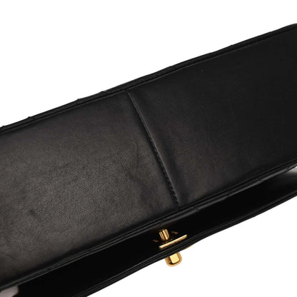 Chanel Black Lambskin Medium Diana Shoulder Bag