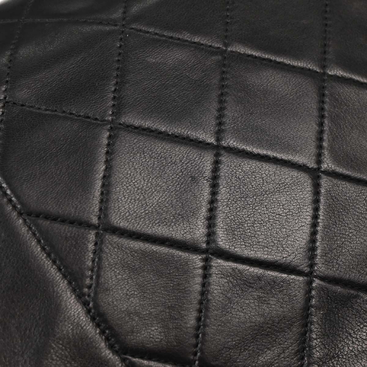Chanel Black Lambskin Medium Diana Shoulder Bag