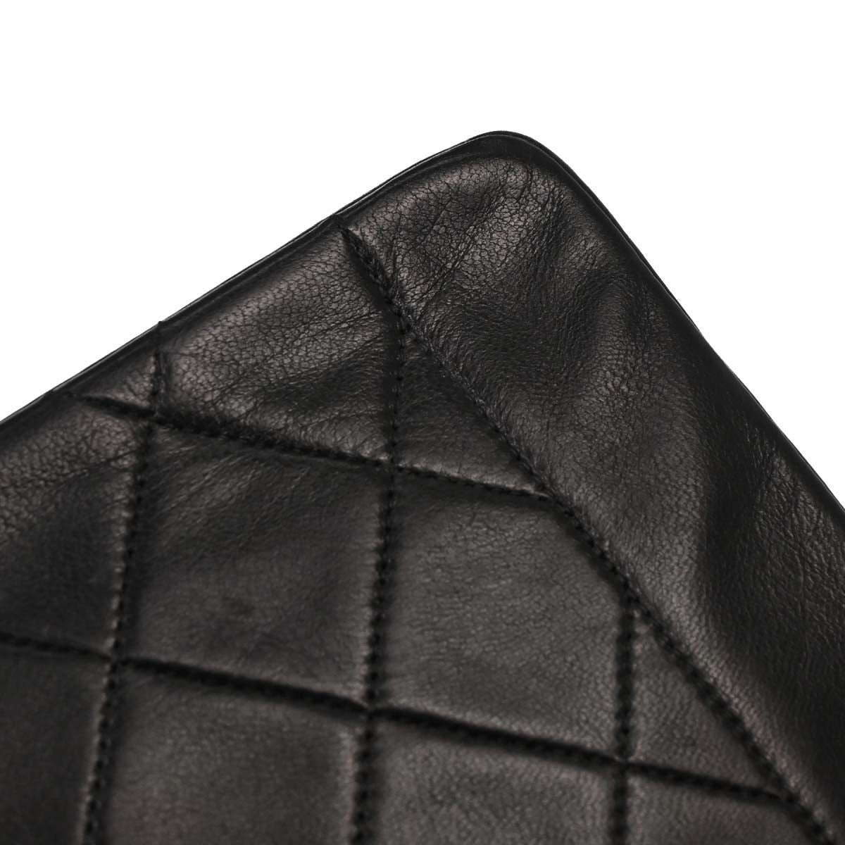 Chanel Black Lambskin Medium Diana Shoulder Bag