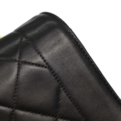 Chanel Black Lambskin Medium Diana Shoulder Bag