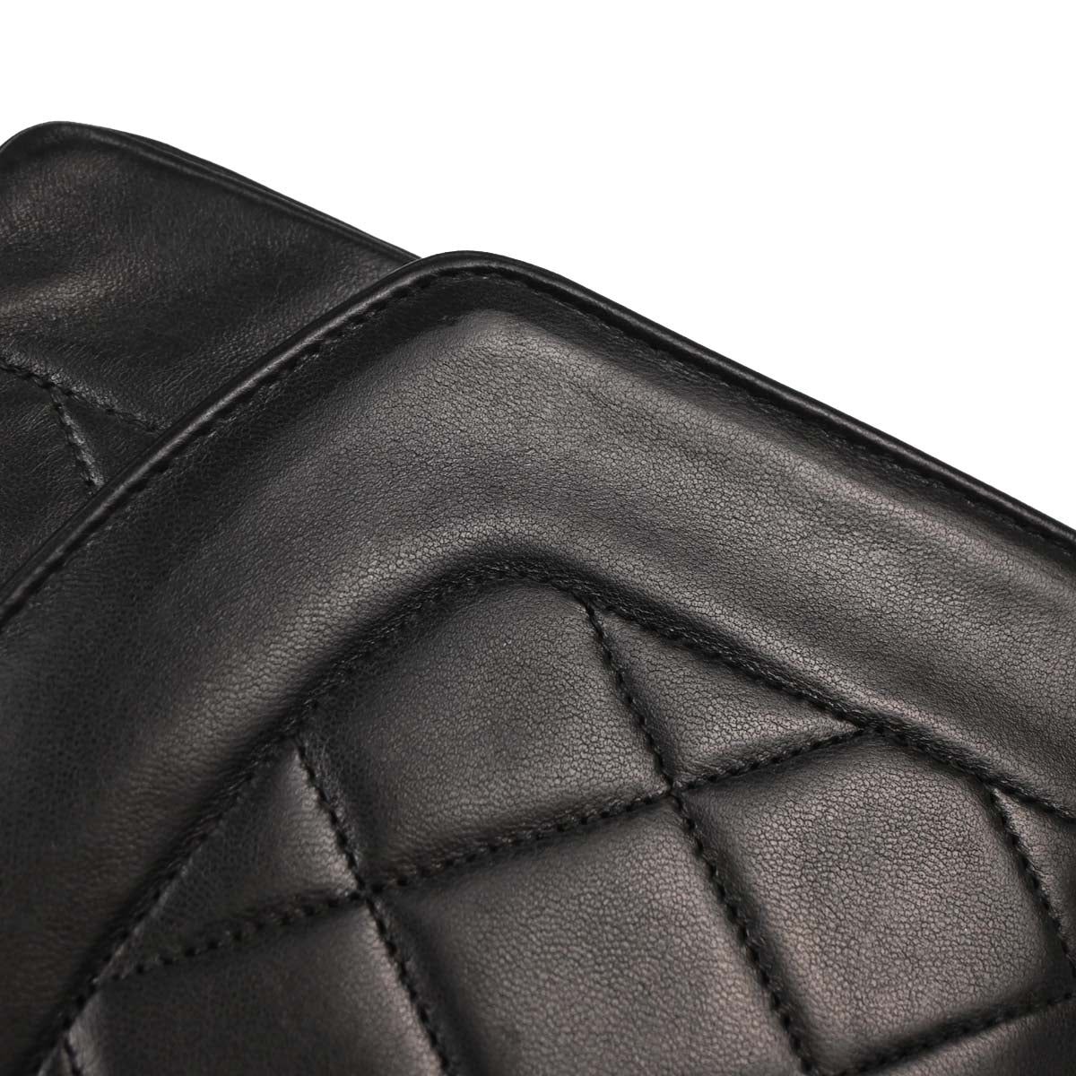 Chanel Black Lambskin Medium Diana Shoulder Bag