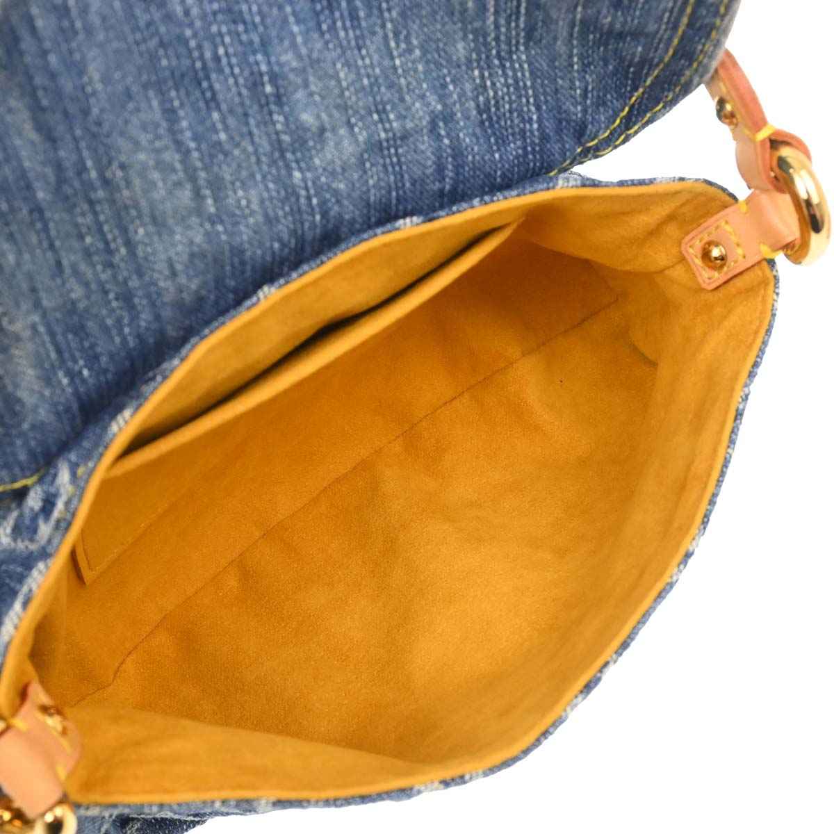 Louis Vuitton Blue Monogram Denim Mini Pleaty Handbag M95050