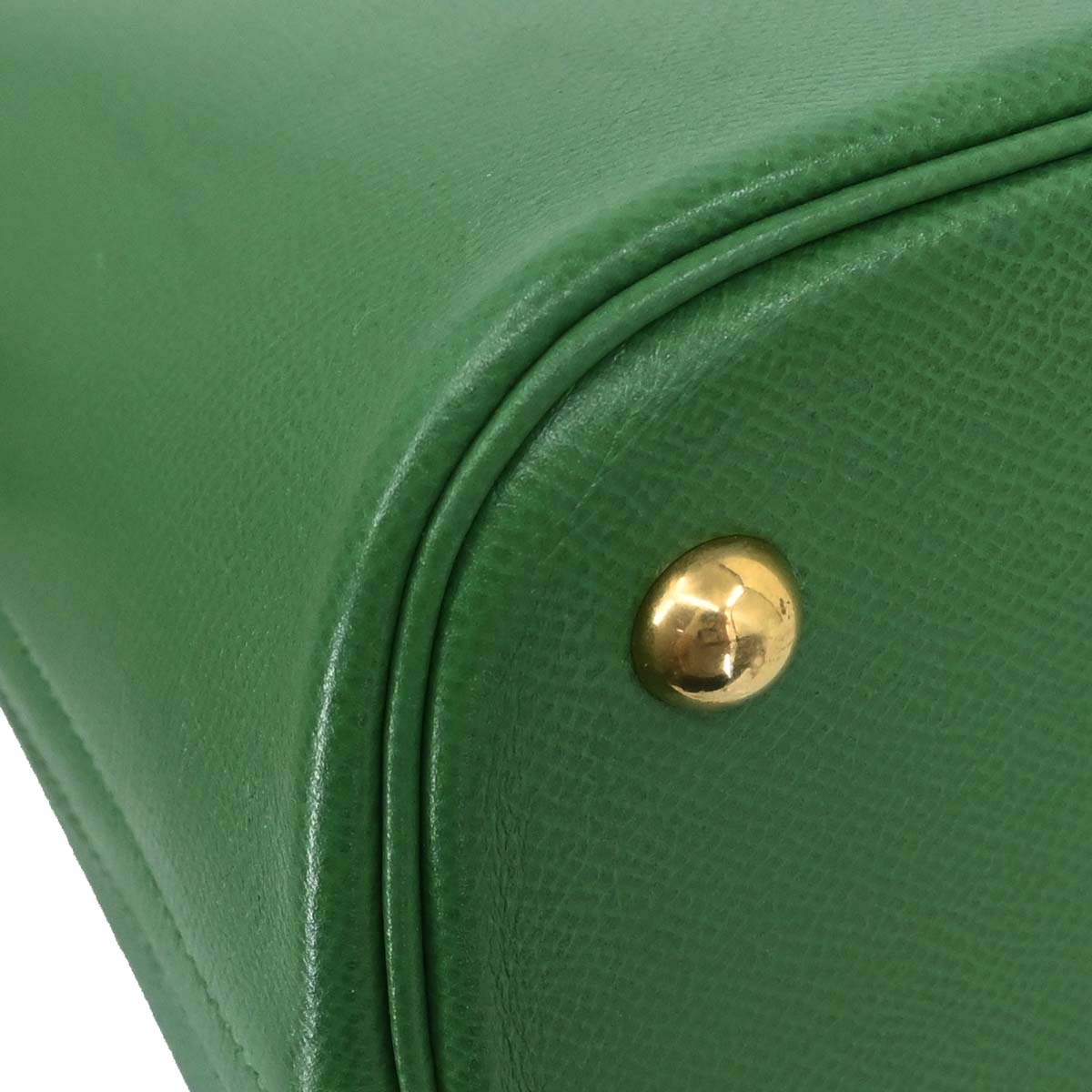 Hermes Green Courchevel Bolide 35 2way Shoulder Handbag