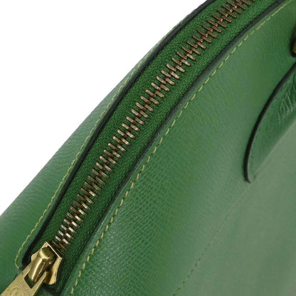 Hermes Green Courchevel Bolide 35 2way Shoulder Handbag