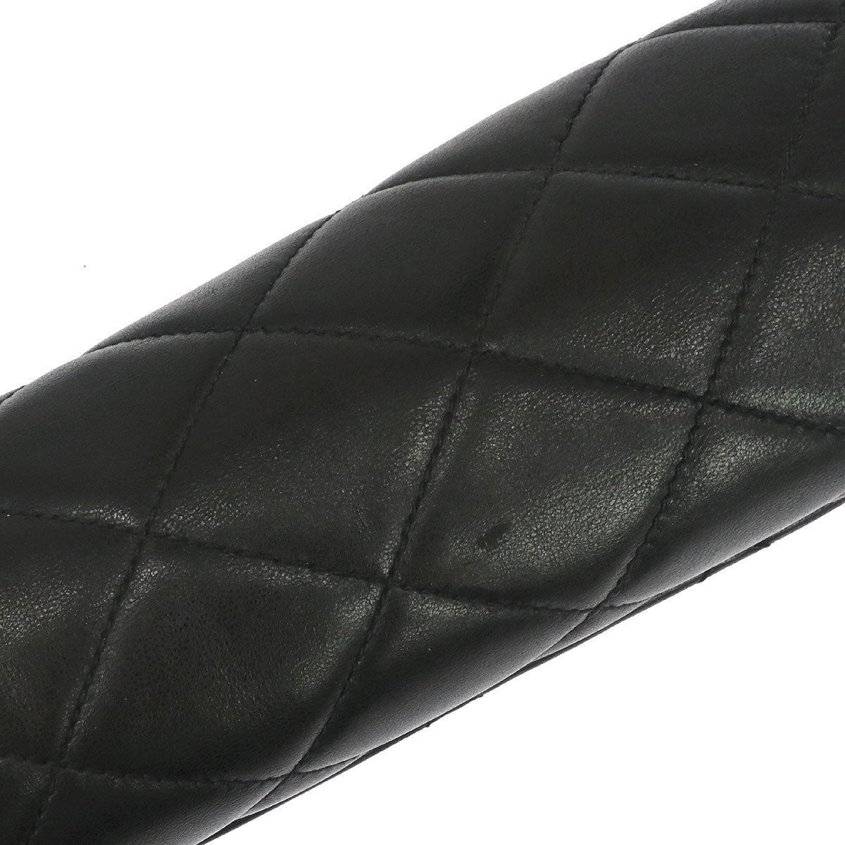 Chanel Black Folding Umbrella & Bag Set Small Good