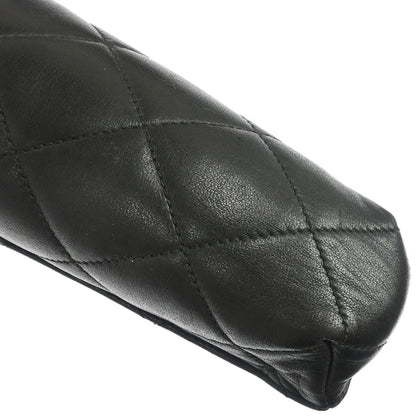 Chanel Black Folding Umbrella & Bag Set Small Good